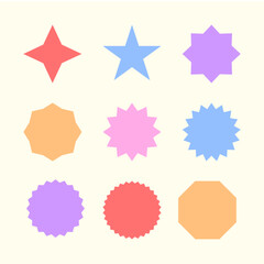 Geometric shape vector illustration. Geometric shape.