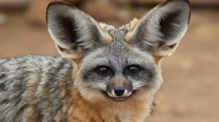 Close-up of a desert fox