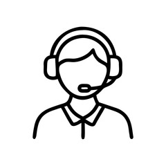 Person with headset and microphone providing customer service assistance online and by phone support today