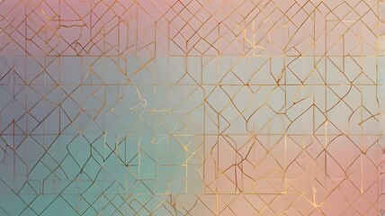 Pastel Geometric Gradient Pattern
