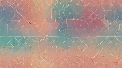 Pastel Geometric Gradient Pattern