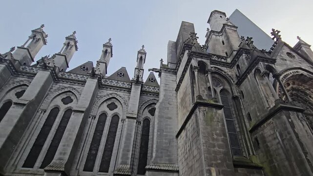 Lille, France - 15 October 2025 - view of the Metropolitan archdiocese of Lille a latin church archdiocese of the catholic church in France