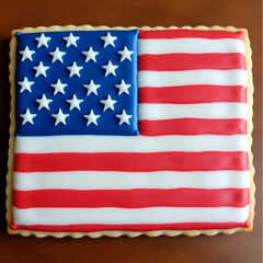Obraz premium flag of usa, cookie