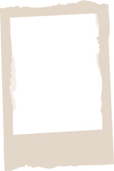 Fototapeta premium Torn Edge Photo Frame
