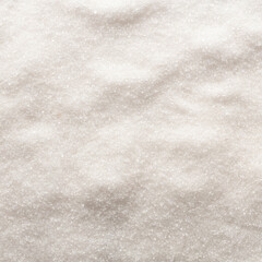 Background of fine grains of refined white sugar - Saccharum officinarum