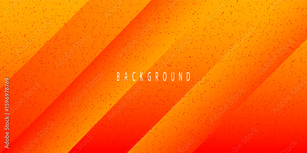 Poster abstract gradient orange with stripe background vector