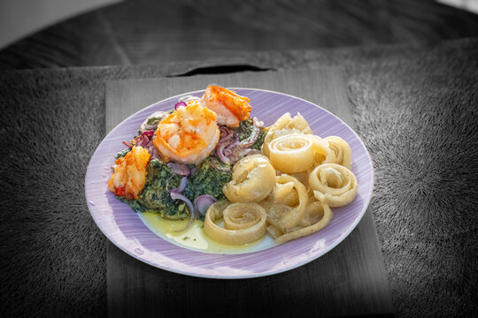 Royal Ndole with Shrimp &ndash; Traditional Cameroonian Dish
