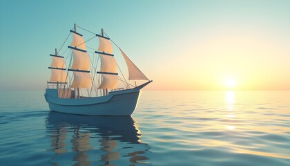 Obraz premium Navigating Joy: The Consumer Voyage