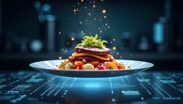 The Symphony of Codes: A Floating Holographic Feast