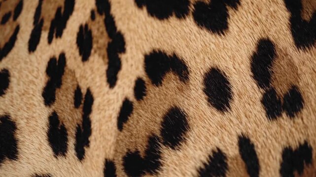Exploring the intricate patterns of leopard spots in close detail in a natural habitat setting