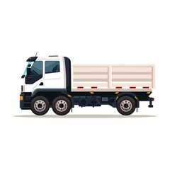 Big truck illustration flat vector design