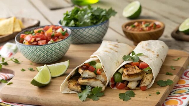 Delicious chicken wraps recipe easy healthy lunch wraps chicken tortilla quick wraps simple wraps ideas