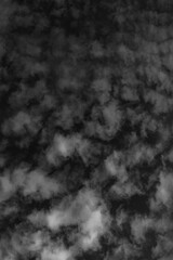 Dramatic abstract black and white clouds 