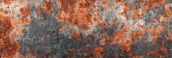 Fototapeta premium Rustic Metal Texture Background with a Rusted Steel Surface