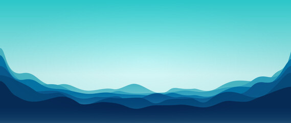 blue mountain layer wallpaper