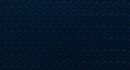 Textured Steel Plate with Diamond Pattern