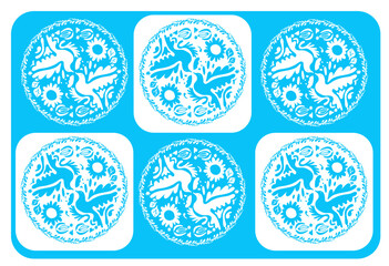 mosaico, mexicano, paloma, 