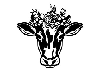 Cow Floral