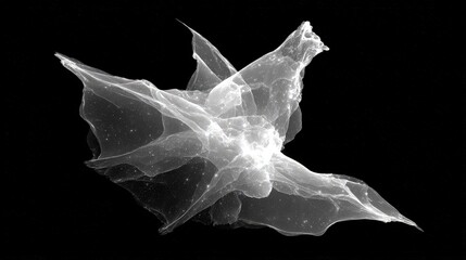 Obraz premium Abstract Geometric Structure In Space