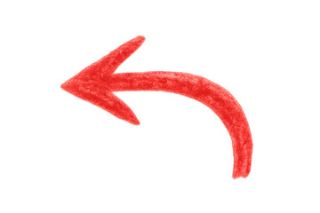 Hand-drawn red arrow icon – vector up arrows collection for business and education design

