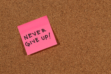 a sticky note with 