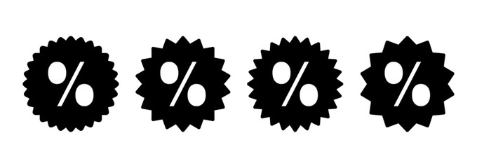 Discount icon logo design. Discount tag sign and symbol