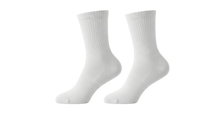 Pair Of White Crew Socks