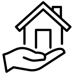 Home Loans line icon