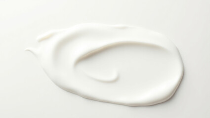 Fototapeta premium Smooth White Cream Swirl Texture Background