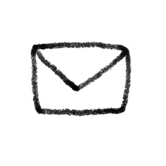 シンプルなメールアイコンのイラスト