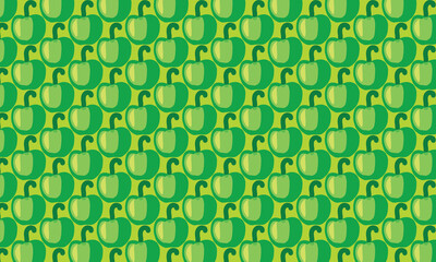 Seamless Green Apple Geometry – Bold, Modern Fruit Pattern in Abstract Minimalist Style
