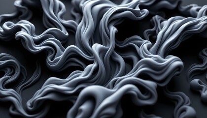 Obraz premium an intricate and detailed abstract pattern composed of numerous swirling lines, creating a sense of movement and complexity