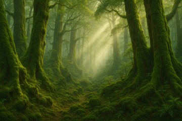 Fototapeta premium Whispers of Yakushima Island, Japan
