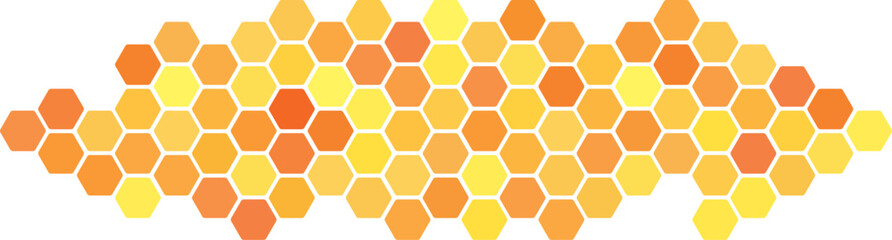Obraz premium Honeycomb hexagon seamless pattern. Hexagon bee hive geometric texture