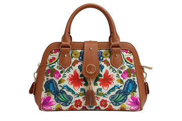   beautiful handbag isolated on transparent background