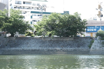 楠木の大雁木　荷下ろし　本川　広島　歴史　　船着き場