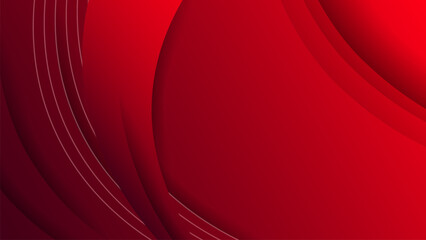 gradient red shape abstract geometric background with line and shadow