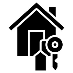 First-Time Homebuyer glyph icon