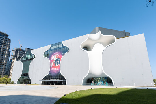 台湾台中市国家歌劇院 メトロポリタンオペラハウス 臺中國家歌劇院 Opera house in Taichung city in Taiwan 2025.03	