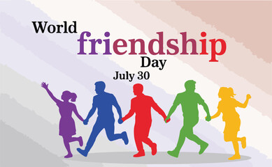 Celebrating World Friendship Day a Vibrant Depiction of Unity and Joyful Connection among Friends on July 30th