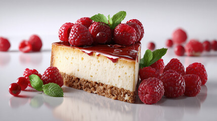cheesecake with berries