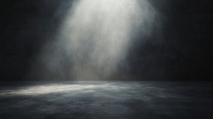 gray background with a soft spotlight in the center, luxury product showcase