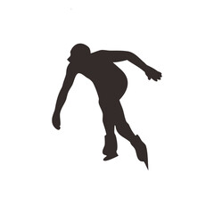 ice skater sihouette 