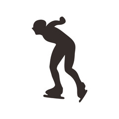 ice skater sihouette 