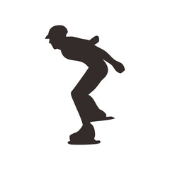 ice skater sihouette 