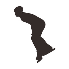 ice skater sihouette 