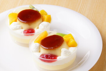 プリンアラモード