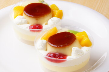 プリンアラモード