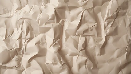 A very light, almost brown crumpled paper texture with soft, subtle creases. The wrinkles should be minimal and not too sharp.