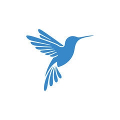 Obraz premium Unique hummingbird logo Modern and minimalist vector and abstract logo